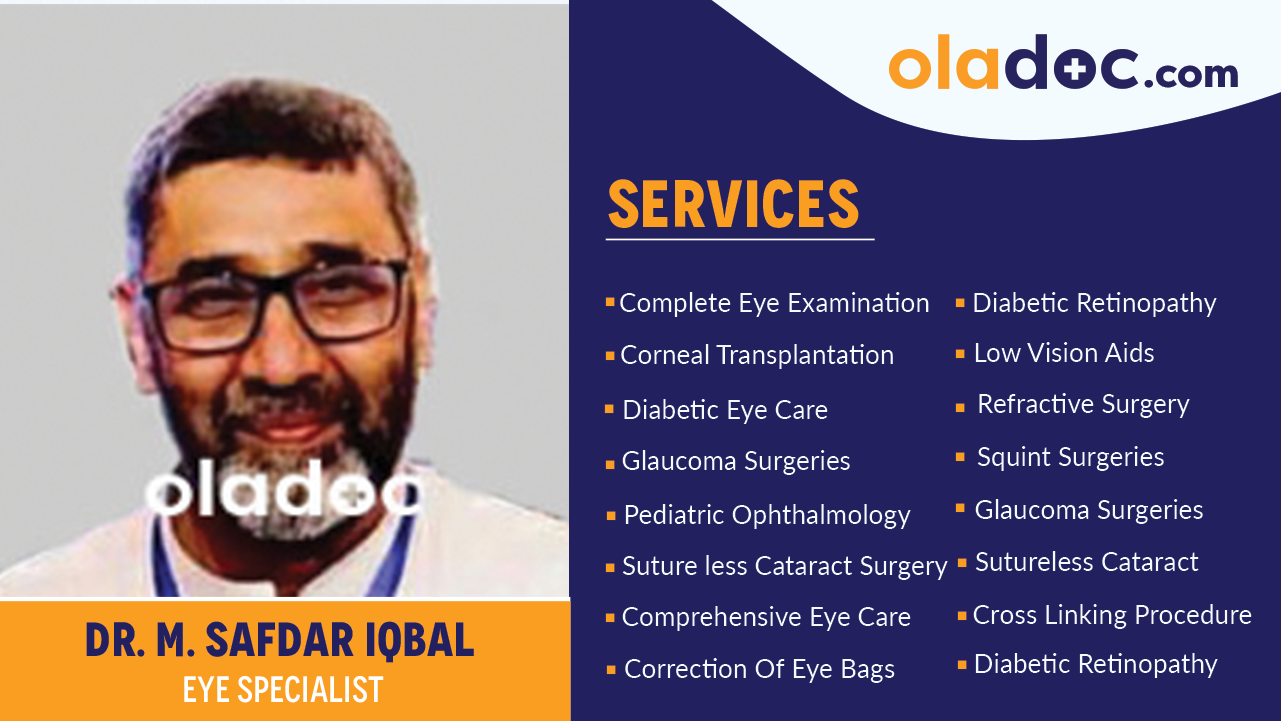 Services  provided by Dr. M. Safdar Iqbal Hashmi